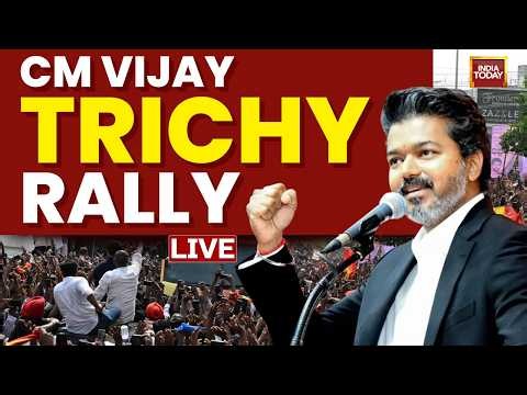 LIVE: CM Vijay Trichy Rally | TVK Vijay Thanksgiving Rally | India Today