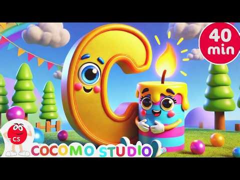 Letter C Musical Learning Journey 🔤🎶 | 40 Min Educational Nursery Rhymes for Kids