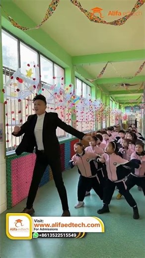 Happy Classrooms | Dancing with Our Amazing Teacher! 🕺✨