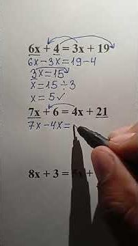 How to Solve Medium Level Equations Step-by-Step #maths #mathematics #mathstricks #mathematica