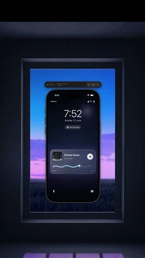 Glass Music Player UI in Flutter ✨