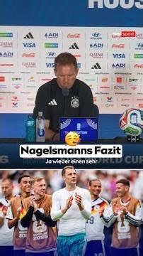 Nagelsmann ist mit dem WM-Auftakt zufrieden! 🇩🇪👏