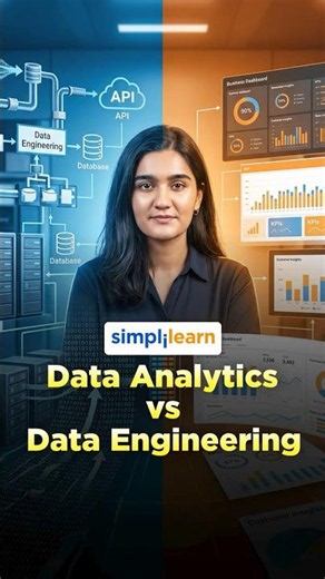Data Analytics vs Data Engineering 2026 | Which Career Is Right for You? | #Shorts | #Simplilearn