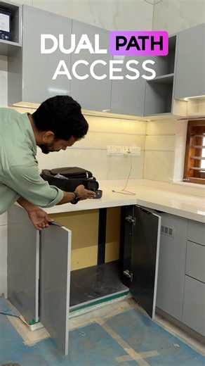 Stop Wasting Kitchen Corner Space! 🛑 IBM Interior