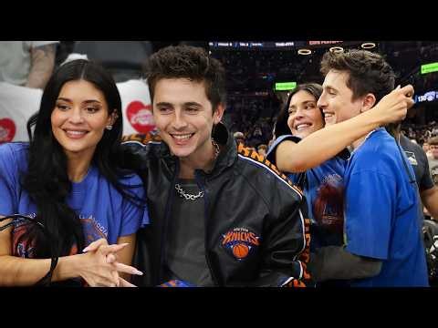 Kylie Jenner and Timothée Chalamet Go PDA-HEAVY for NBA Courtside Date Night!