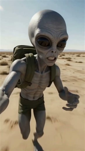 Just doing research. I swear! POV alien escapes Area 51 #fyp #trending #viral