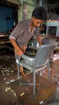 How Plastic Chairs Are Made in a Factory – Injection Moulding