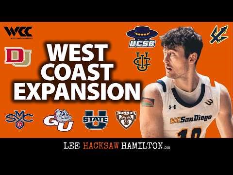 WCC Expansion adds UC San Diego. UC Santa Barbara, UC Irvine, Denver next?. Utah St hires Jacobson.