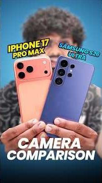 iPhone 17 Pro Max vs S26 Ultra — Camera Test! #smartphone
