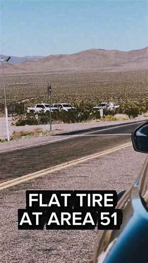 Flat Tire at Area 51 👽