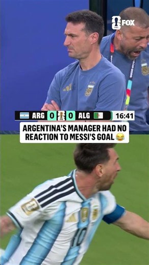 STONE-COLD reaction from Lionel Scaloni 🇦🇷