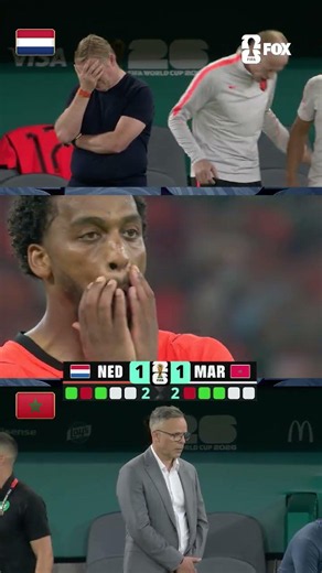 The penalties between Netherlands and Morocco brought out all the emotions