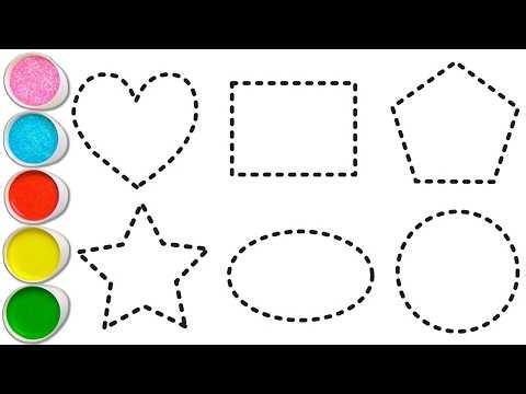 Shapes drawing for kids, Learn 2d shapes, colors for toddlers | Preschool Learning part - 2020