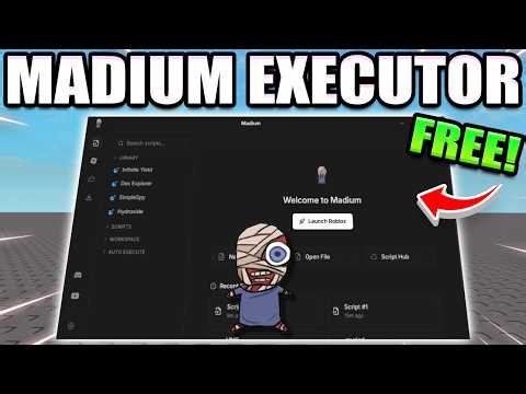 *UPDATED* Madium Executor - The Best FREE and KEYLESS Executor For Roblox in 2026! (NEW UI AND MORE)