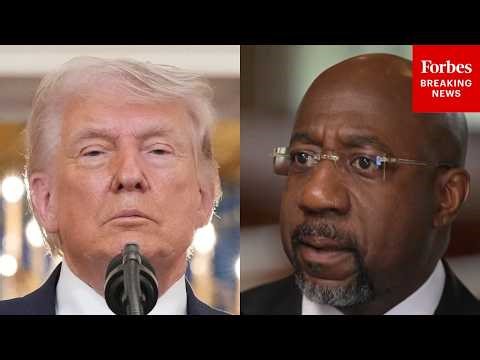 Reporter Asks Raphael Warnock Directly: Do You Pray For President Trump?