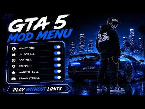 [NEW] GTA 5 Mod Menu PC 2026 / Free Kiddions Cheat, Money Hack & Online Mods