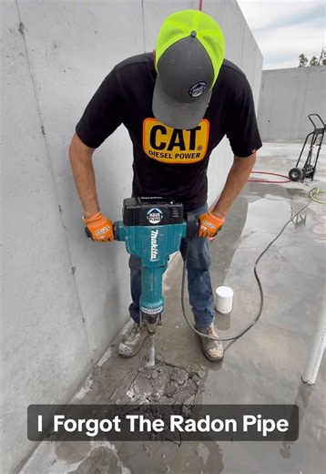 Fixed a Forgotten Radon Pipe Under Basement Slab — Step-by-Step