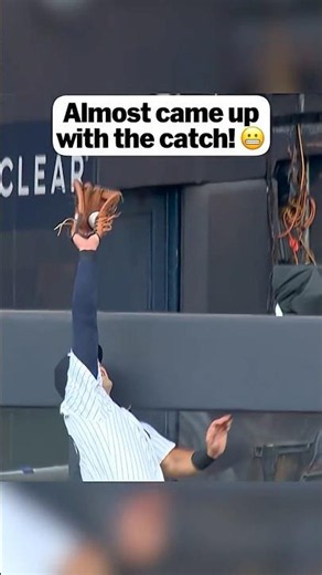 Spencer Jones NEARLY took away a home run!