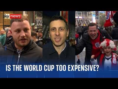 How do England fans feel about World Cup 2026 ticket prices?
