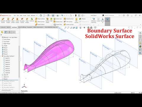 SolidWorks Surface Exercise-Hair Dryer Body Part modeling