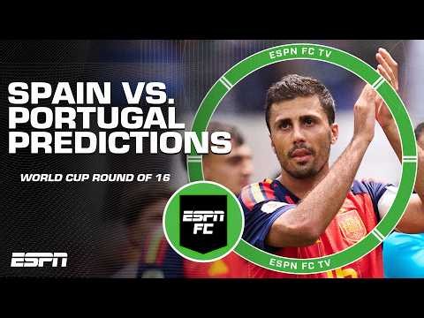 Spain vs. Portugal PREDICTIONS! Who will reach the World Cup quarterfinals? | EPSN FC
