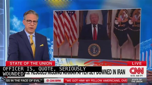 'If Your Children Are Watching, Be Warned!' Jake Tapper Shares Trump's 'Extraordinary Graphic' Iran Threat Fully Uncensored
