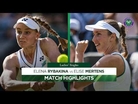 Upset on No.1 Court! Elena Rybakina vs Elise Mertens | Match Highlights | Wimbledon 2026