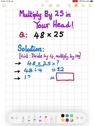 Multiply by 25 in Your Head!