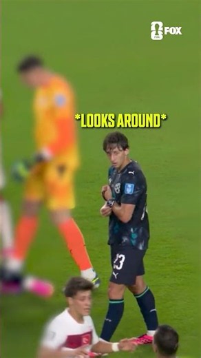 Caught in 4K trying on the ref's watch 🤣