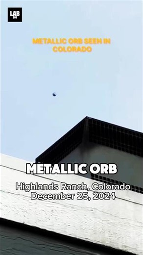🚨 Metallic Orb Spotted Over Colorado! #trending #shorts