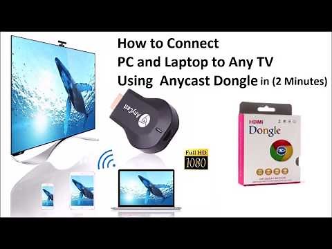 Connect Windows 10 PC to TV using AnyCast in 2 minutes