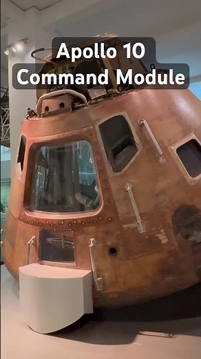 Apollo 10 Command Module Tour at London's Science Museum! #SpaceHistory #Apollo10 #moon #moonmission
