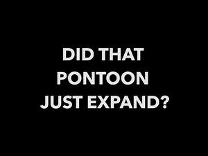 2xMarine expanding and trailerable pontoon boat