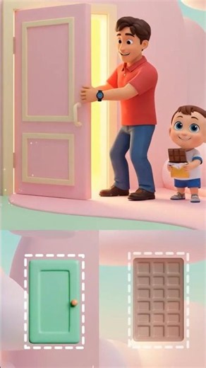Shapes Song For Kids👶 This Is A Rectangle ! #shorts #kidssong #meekosfamily