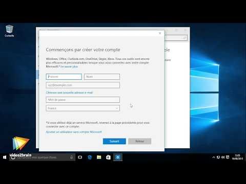Tutoriel Windows 10 : Créer un compte local | video2brain.com