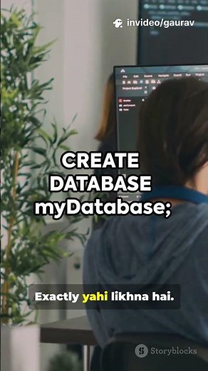 How to Create a Database in SQL | SQL Basics #shorts