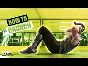 How To Do A CRUNCH | Exercise Demonstration Video and Guide