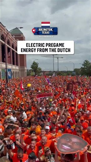 The Dutch are making Arlington orange ahead of their FIFA World Cup opener 🇳🇱