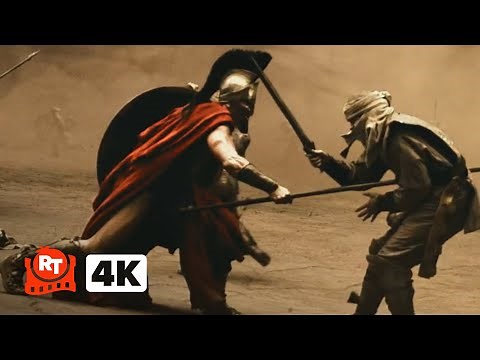 300 (2006) 4K - The Warrior King Scene | Movieclips