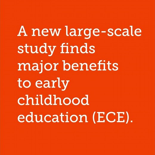 The Benefits of Early Childhood Education