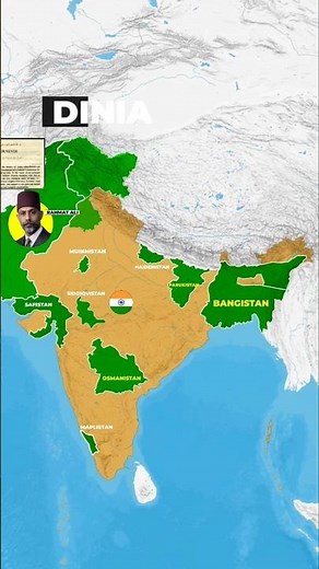 The Plan to Divide India into 10 Countries 😳 #history #partition #mapping