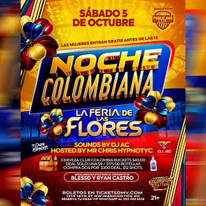 NOCHE COLOMBIANA - PUBLIC BAR LIVE DC  in Washington - Tickets 2024-10-05 | Public Bar Live