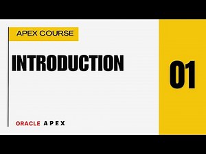 APEX 01: 🔥 Start Learning Oracle APEX Today | Full Course Introduction | Oracle Apex Tutorial Intro