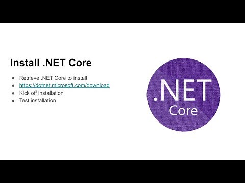 How to Install .NET Core and Visual Studio Code on Windows