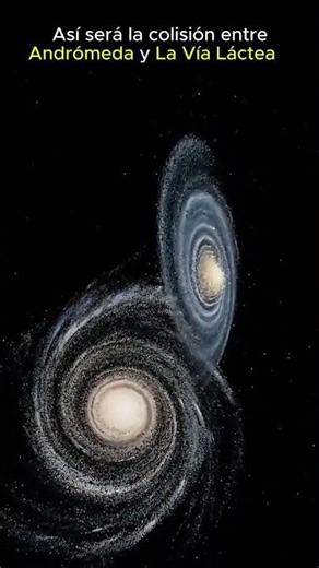 Andrómeda chocará con la Vía Láctea