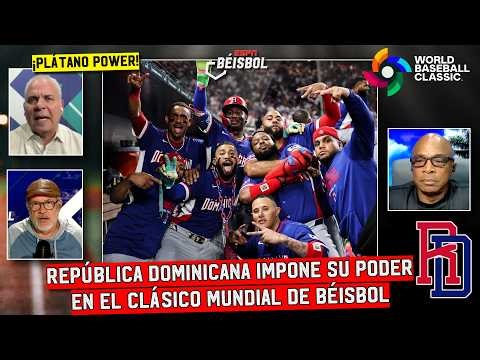 Dominican Republic solidifies its position as the heavy favorite to win the World Baseball Classi...