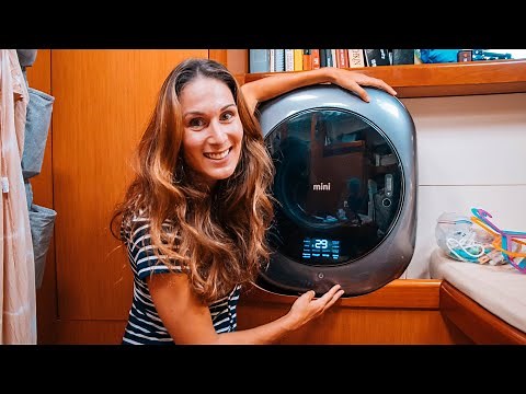 Installing a WASHING MACHINE in our 40ft sailboat #87