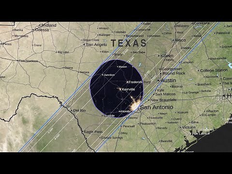 NASA animation shows entire path of totality for April 8, 2024 solar eclipse