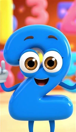 Number 2 | Learn Numbers 2 | Kids Animation