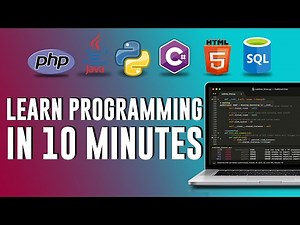 Intro to programming | Learn Programming in 10 mins | How To Learn Programming for BEGINNERS!